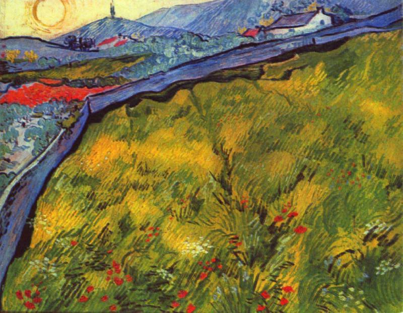 Vincent Van Gogh The Wheat Field Spain oil painting art